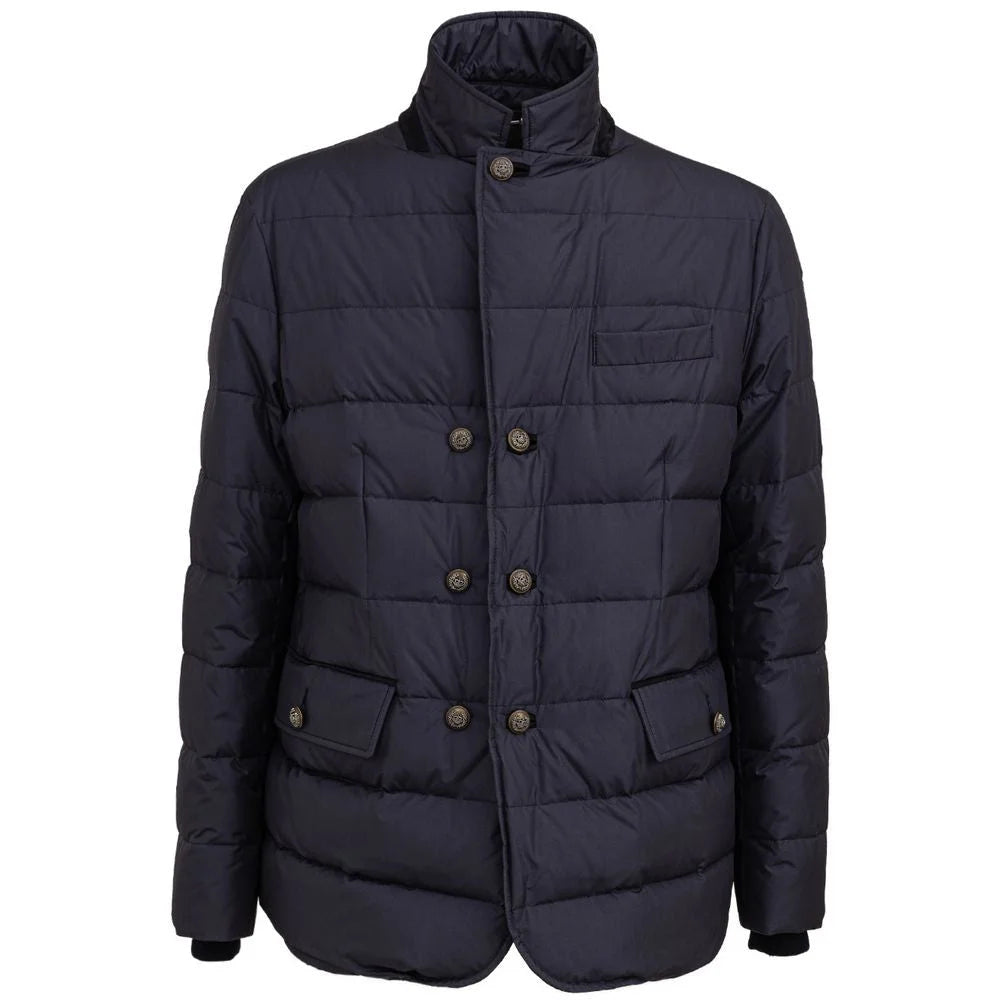 Dolce & Gabbana Blue Polyester Jackets & Coat - Puffer Jackets