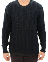 Dolce & Gabbana Blue Runway Netz Pullover Netted Sweater - IT48 | M - Sweaters