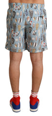 Dolce & Gabbana Blue Seashell Beachwear Swimwear Shorts - IT3 | XS - Swim Boxers