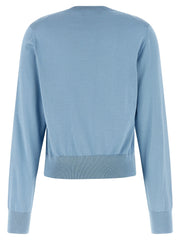 Dolce & Gabbana Blue Silk Cardigan - IT44
