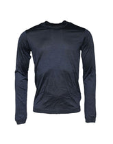 Dolce & Gabbana Blue Silk Crew Neck Long Sleeves Men T-shirt - IT50 | L - T-Shirts