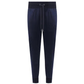Dolce & Gabbana Blue Silk Men Trousers - IT52 | XL - Joggers