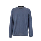 Dolce & Gabbana Blue Silk Sweatshirt - IT52 | XL