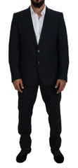 Dolce & Gabbana Blue Single Breasted 2 Piece MARTINI Suit - IT54 | XL - Suits