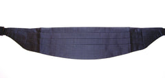 Dolce & Gabbana Blue Waist Smoking Tuxedo Cummerbund Belt - Suspenders