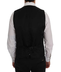 Dolce & Gabbana Blue Wool Stretch Vest - IT50 | L - Vests
