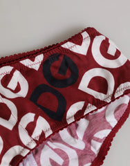 Dolce & Gabbana Bordeaux DG Logo Slip Bottom Brief Underwear - IT4 | L - Briefs