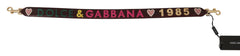 Dolce & Gabbana Bordeaux Exotic Skin Leather Belt Shoulder Strap - Handbag & Wallet Accessories