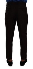 Dolce & Gabbana Bordeaux Wool Men Skinny Trouser Pants - IT48 | M - Trousers