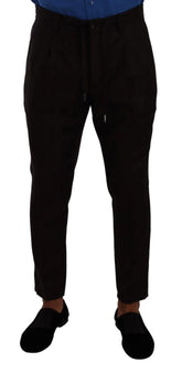 Dolce & Gabbana Bordeaux Wool Men Skinny Trouser Pants - IT48 | M - Trousers