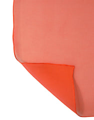 Dolce & Gabbana Bright Red Silk Wrap Shawl Foulard 132cm x 98cm Scarf