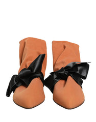 Dolce & Gabbana Ruskea musta mokkasuutsikkaat – EU41/US10.5