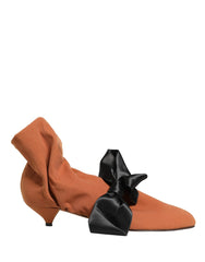 Dolce & Gabbana Ruskea musta mokkasuutsikkaat – EU41/US10.5