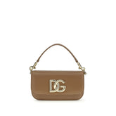Sac Bandoulière Dolce & Gabbana Marron en Cuir de Veau Bos Taurus