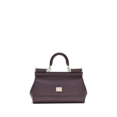 Dolce & Gabbana Brown Calf Leather Bos Taurus Shoulder Bag