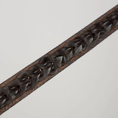 Dolce & Gabbana Brown Calfskin Belt - 95 cm / 38 Inches