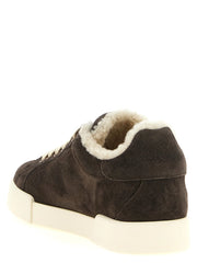 Dolce & Gabbana Brown Calfskin Low Top Sneakers - EU36/US6