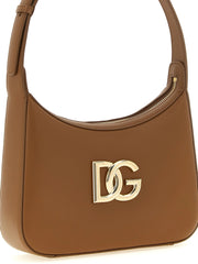 Dolce & Gabbana Brown Calfskin Shoulder Bag