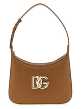 Sac bandoulière en veau marron Dolce & Gabbana