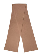 Dolce & Gabbana Brown Cashmere Knitted Neck Wrap Shawl Scarf