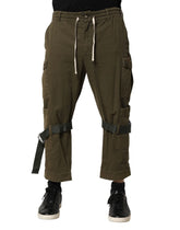 Dolce & Gabbana Brown Cotton Cargo Drawstring Pants - IT48 | M - Cargo Pants