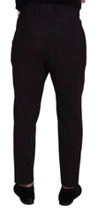 Dolce & Gabbana Brown Cotton Chino Men Pants - IT48 | M - Chinos