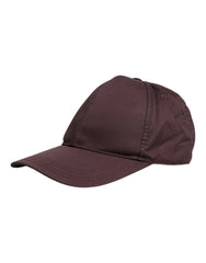 Dolce & Gabbana Brown Cotton DG Crown 6 Panels Baseball Cap - 58 cm|M - Baseball Caps