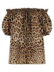 Dolce & Gabbana Brown Cotton Shirt