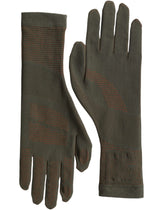 Dolce & Gabbana Brown Cotton Stretch Wrist Length Gloves - 7.5|S - Gloves & Mittens