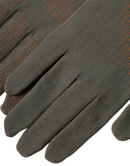 Dolce & Gabbana Brown Cotton Stretch Wrist Length Gloves - 7.5|S - Gloves & Mittens