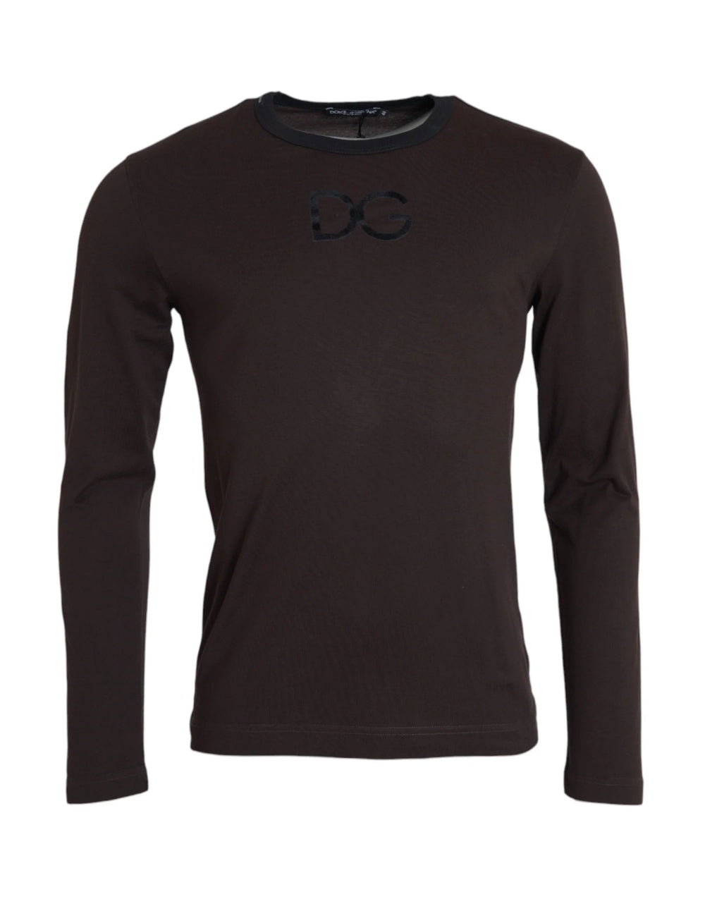 Dolce & Gabbana Brown DG Logo Crewneck Pullover Sweater - IT54 | XL - Sweaters