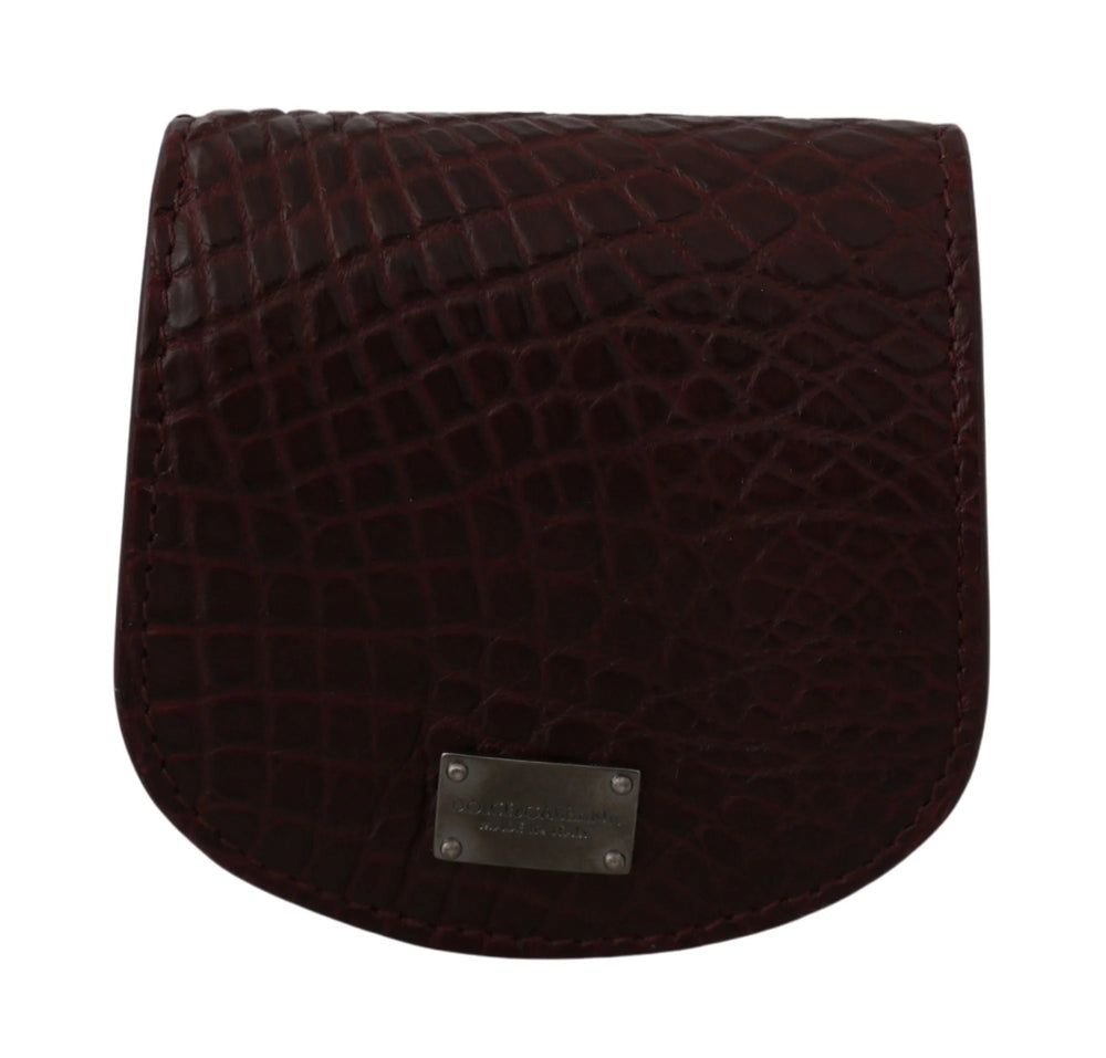 Dolce & Gabbana Brown Exotic Skin Pocket Condom Case Holder - Sex Toys & Erotic Games
