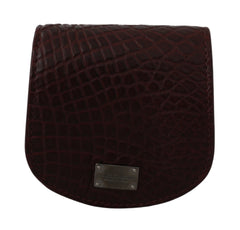 Dolce & Gabbana Brown Exotic Skin Pocket Condom Case Holder - Sex Toys & Erotic Games