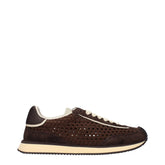 Dolce & Gabbana Brown Fabric Low Tops
