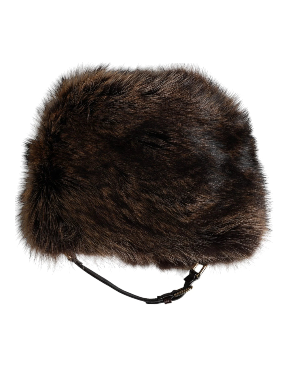Dolce & Gabbana Brown Fur Women Bucket Hat - Bucket Hats
