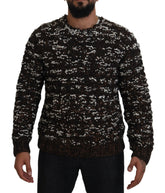 Dolce & Gabbana Brown Knitted Wool Fatto A Mano Sweater - Sweaters