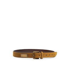 Dolce & Gabbana Brown Leather Belt - 90 cm / 36 Inches - Belts