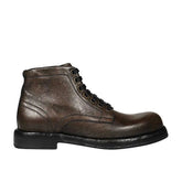 Dolce & Gabbana Brown Leather Lace-Up Boots - EU41.5/US8.5