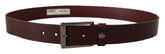 Dolce & Gabbana Brown Leather Silver Metal Crown Buckle Belt - 90 cm / 36 Inches - Belts