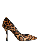 Dolce & Gabbana Brown Leopard Calf Hair Heels Pumps Shoes - EU36/US6 - Heels