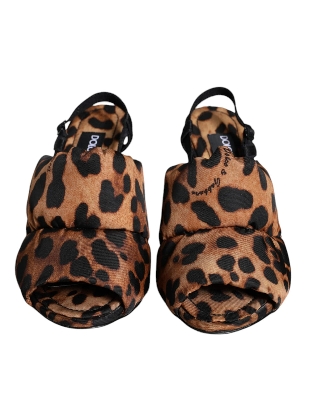 Sandálias de Salto Keira Leopard Castanhas da Dolce & Gabbana - EU36.5/US6