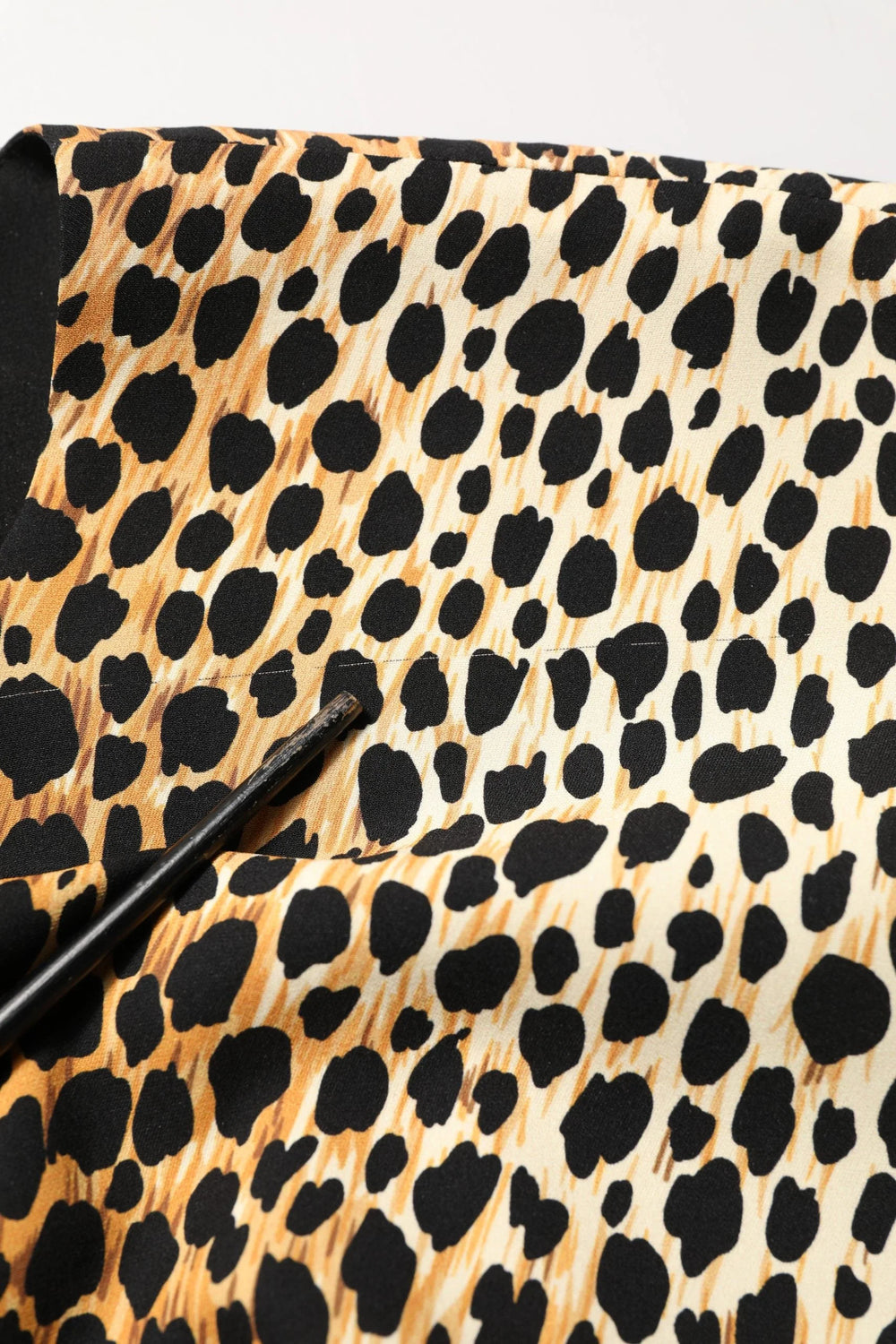 Dolce & Gabbana Brown Leopard Print Silk Sheath Midi Dress - IT38 | XS