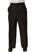 Dolce & Gabbana Brown Linen Straight Men Dress Trouser Pants - IT48 | M