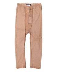 Dolce & Gabbana Brown Logo Lace Lingerie Cropped Tight Underwear - IT2 | S - Boyshorts