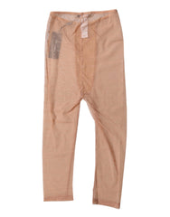 Dolce & Gabbana Brown Logo Lace Lingerie Cropped Tight Underwear - IT2 | S - Boyshorts