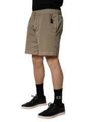 Dolce & Gabbana Short de bain en Nylon Marron - IT6| L