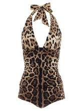 Dolce & Gabbana Brauner Polyamid-Badeanzug - Einheitsgröße