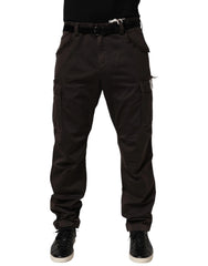 Dolce & Gabbana Brown Re- Edition Cotton Men Cargo Pants - IT50 | L - Cargo Pants