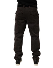 Dolce & Gabbana Brown Re- Edition Cotton Men Cargo Pants - IT50 | L - Cargo Pants