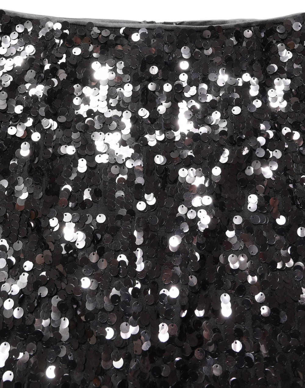 Dolce & Gabbana Brown Sequinned Embellished Pencil Cut Skirt
